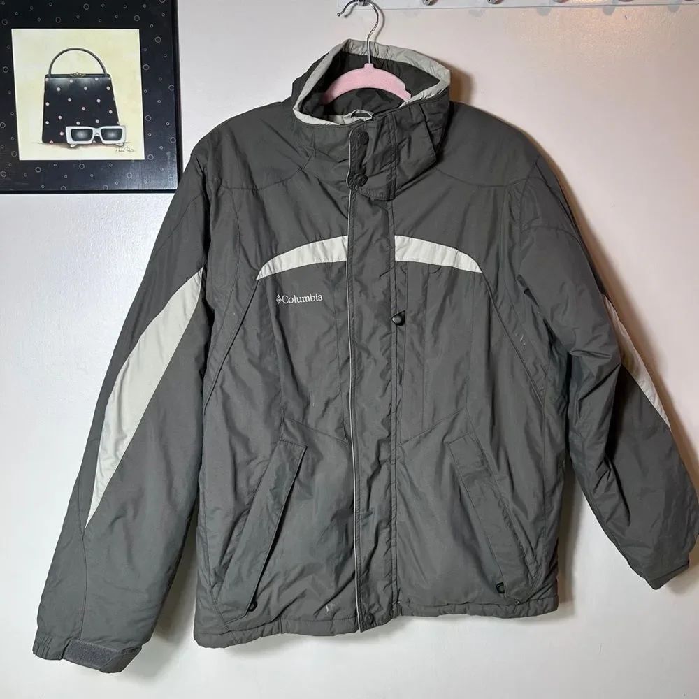 Columbia Men's Charcoal and Cream Performance Jacket